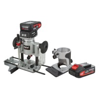 Trend T18S/R14P2 18V Brushless 1/4in Router Kit C/w 2 x 4.0Ah Batteries, Charger & Case £299.00